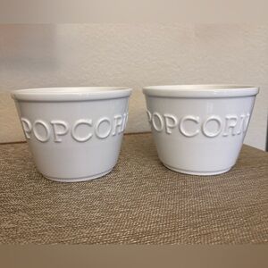 Set of 2 - Small Popcorn Bowls